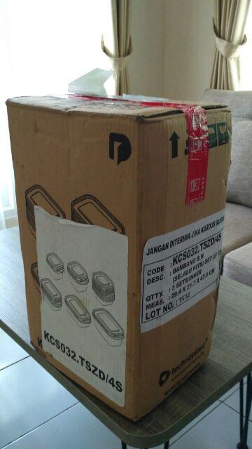 3 Set 66 Pc! Wadah Penyimpanan Bambang Set 22 Pcs