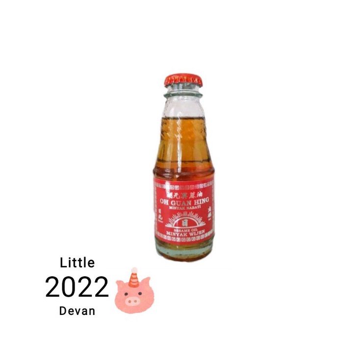 

sesame oil / minyak wijen matahari oh guan hing isi 100 ml