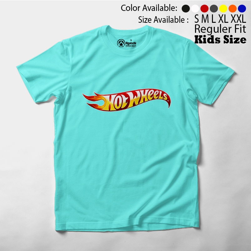 Baju Anak / Kaos Atasan Anak Laki Laki / Kaos Distro Anak / Kids T Shirt Hotwheels Logo