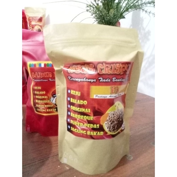 

Usus crispy 130gram kemasan baru mysnack
