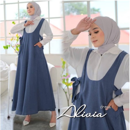 Gamis Remaja Set Hijab Premium Mosscrepe Terbaru | dewasa busui syari modern putih 019 Sabyan 2021