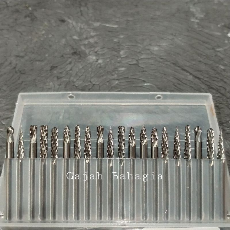 Mata tuner set 3mm Mata bor cun Mata cuner set 20 pcs Ukir Grafir