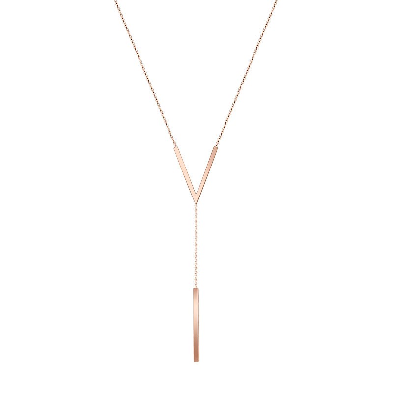 [New] Kalung fashion aksesoris titanium mini korea hadiah wanita 316L anti karat KK137