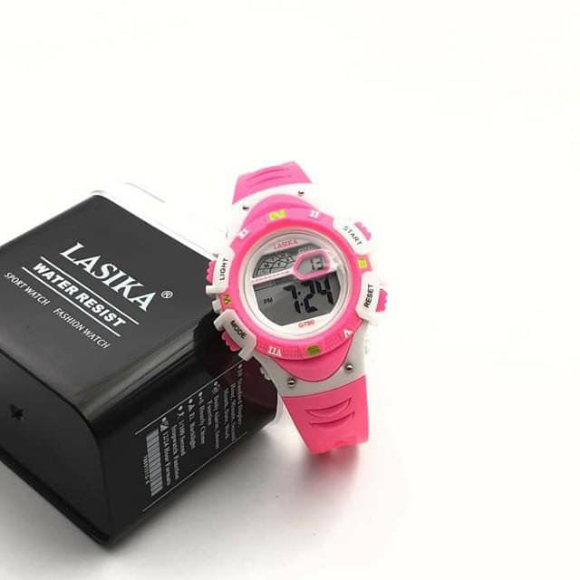 JAM TANGAN ANAK ABG LASIKA ORIGINAL WATER RESIST DIGITAL LED