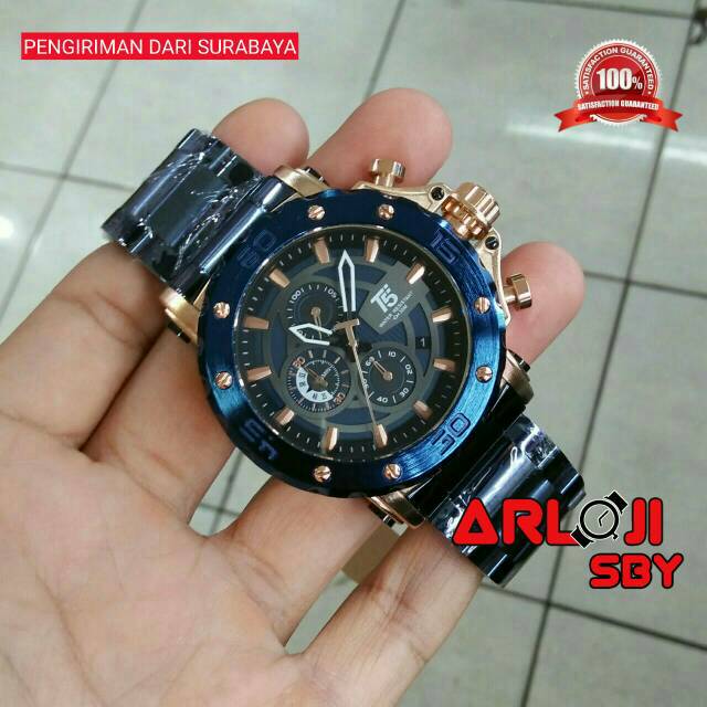 JAM TANGAN PRIA T5 H3702 CHRONO SPORT ORIGINAL TAHAN AIR