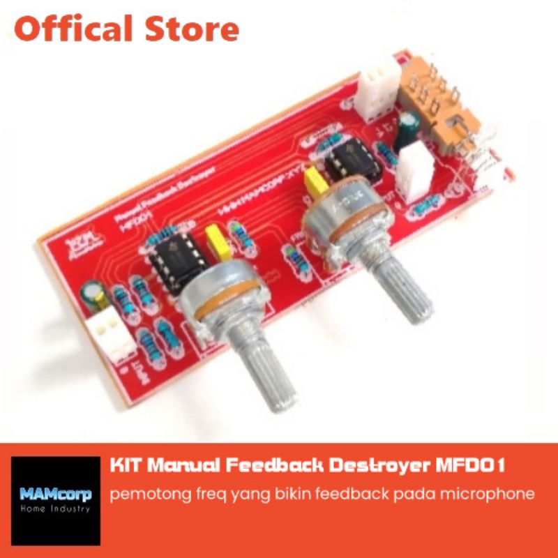 KIT Manual Feedback Destroyer MFD01 (anti feedback)