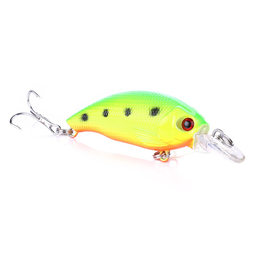 Hengjia 2PCS Umpan Pancing Crankbait Artifisial Keras 7.5cm 8.3g