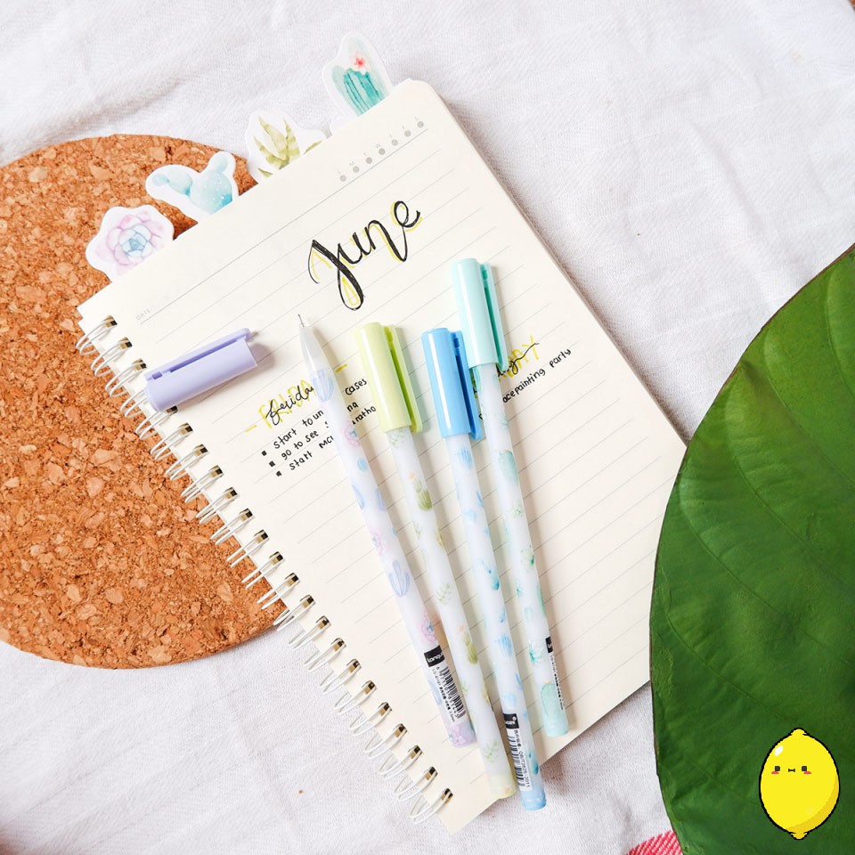 

Pulpen Gel Tinta Hitam Plant Lifestyle Gel Ink Pen