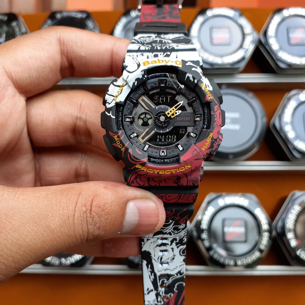 Jam tangan pria tahan air Baby G One Piece edition digital Gshock (SIAP PAKAI)