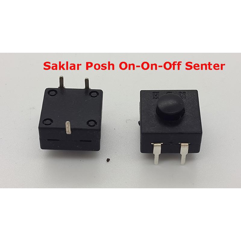 Saklar Push On-On-Off Senter