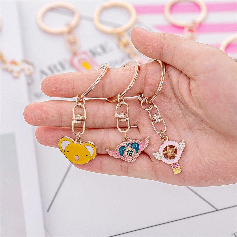 Preva Key Girly Heart Pendant Gantungan Kunci Logam