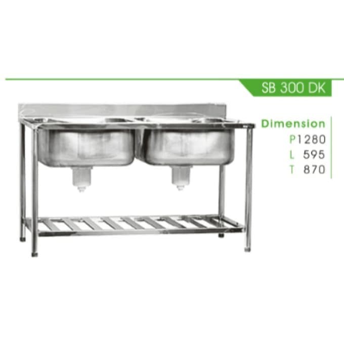 KITCHEN SINK BAK CUCI PIRING STAINLESS ROYAL SB 300 DK SB300 SB300DK