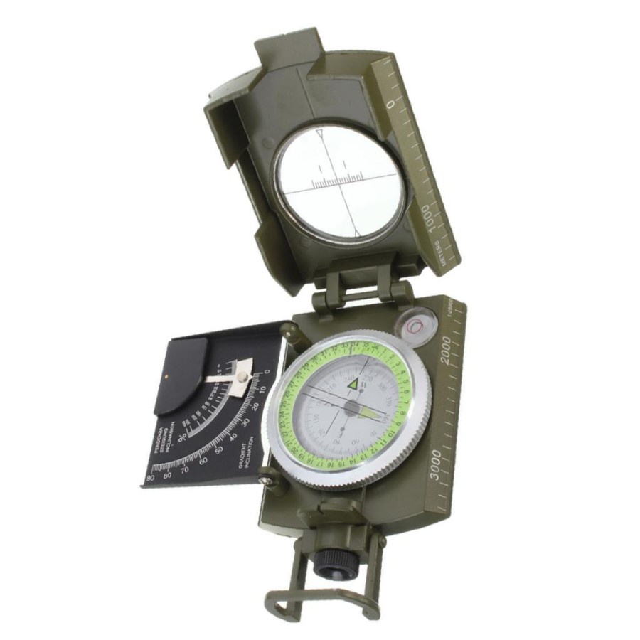 Kompas Militer dengan Clinometer - K4074 - Green