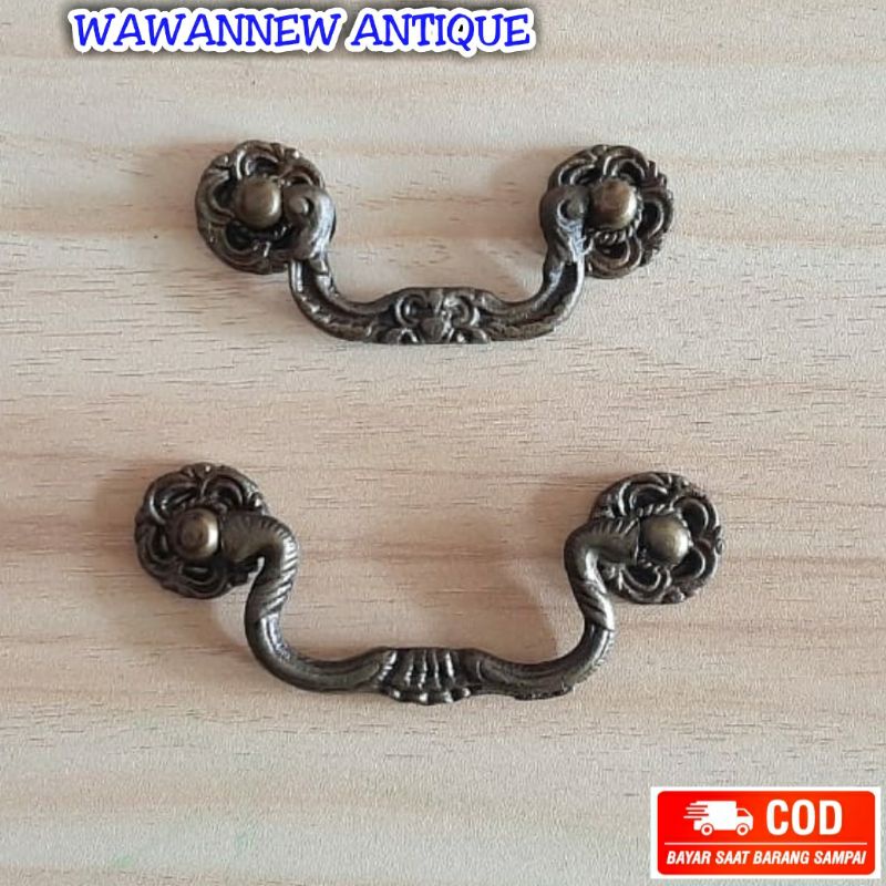 Handle / Tarikan Laci Lemari Jendela Pintu Rumah Kuningan Kitchen Set 9cm