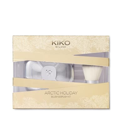 100% ORI KIKO MILANO Arctic Holiday Blush & Brush Kit, SALE