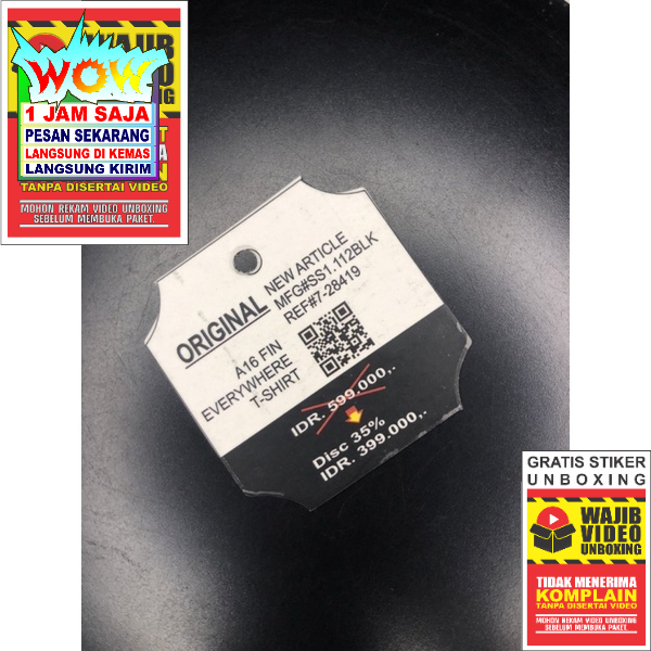 

BARCODE LABEL HANG TAG SUPER PREMIUM CO 1X DI KIRIM 600PCS