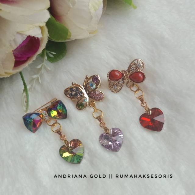 Bros dagu-bros dagu swarovski-bros dagu simple