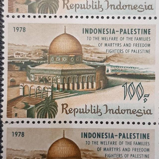 Perangko Edisi Indonesia-Palestine