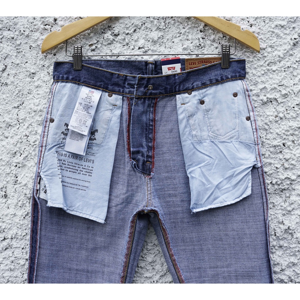 Jeans Levi's 505 | Jeans Pria | Aqua Blue | 505AUUSA04