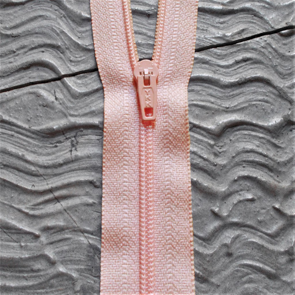 Resleting YKK 40 cm Pink Muda 512