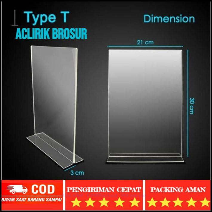 

Tent Card A4 Aclirik Brosur Model T Potrait