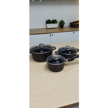 Panci set keramik ORI Neoflam Nobless Antilengket tebal elegan mewah stok terbatas