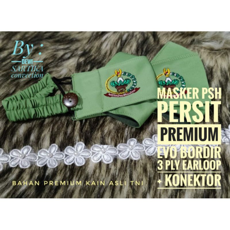 Masker PSH Persit Premium kain asli