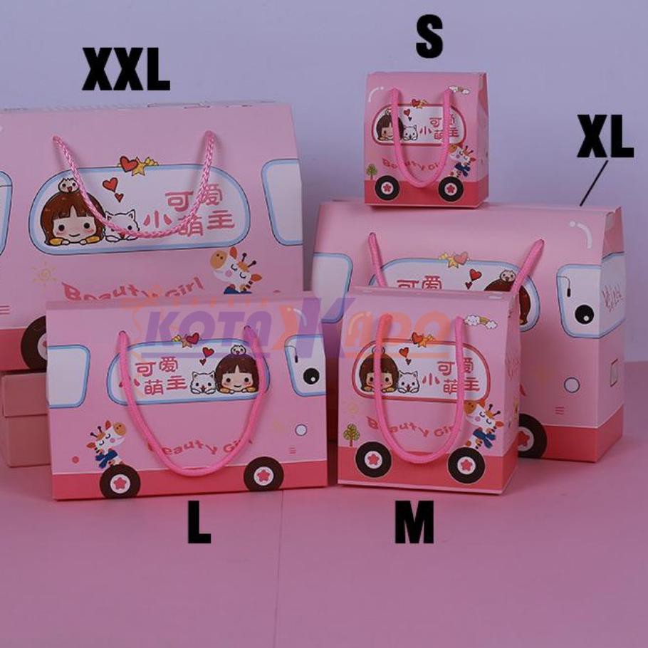 

One and Only Paper Bag Kado Ulang Tahun Import Kotak Paperbag Gift Box Motif Warna Goodie Bag Tas So