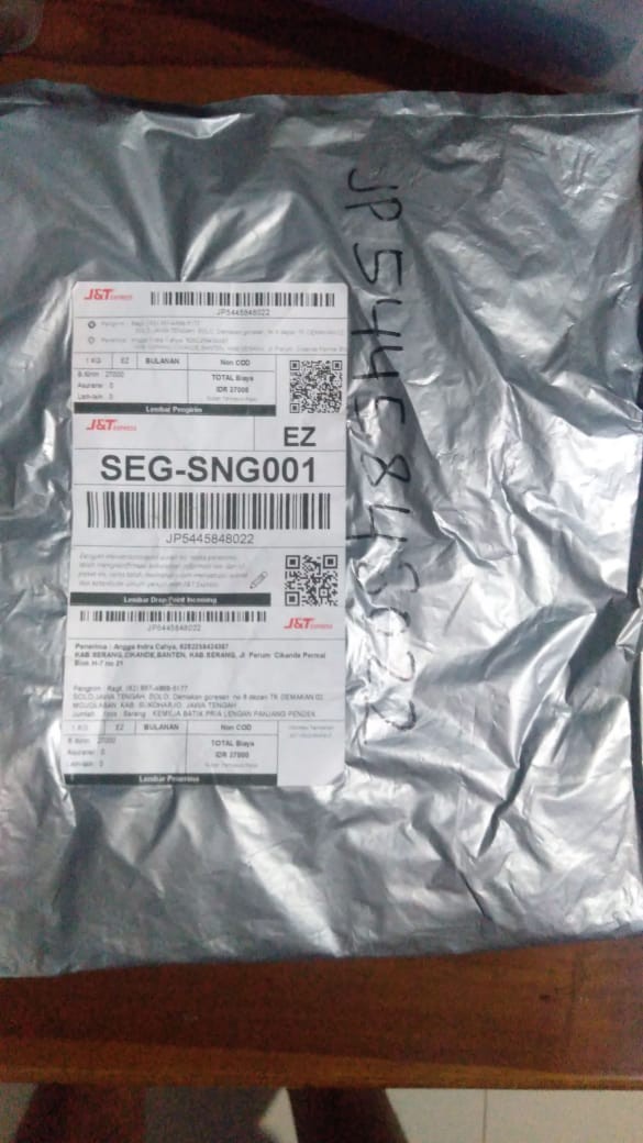 Kemeja Batik Pria Lengan Panjang Pendek Lapis Furing Abangan Merah Batik Solo