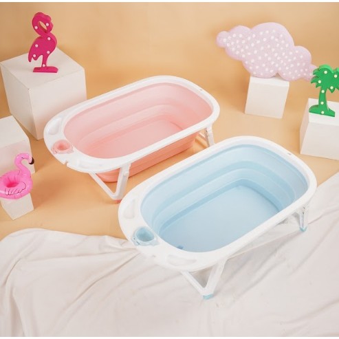 Bak Mandi Bayi Lipat Foldable Silicone | Infant Folding Bath Tub KURU