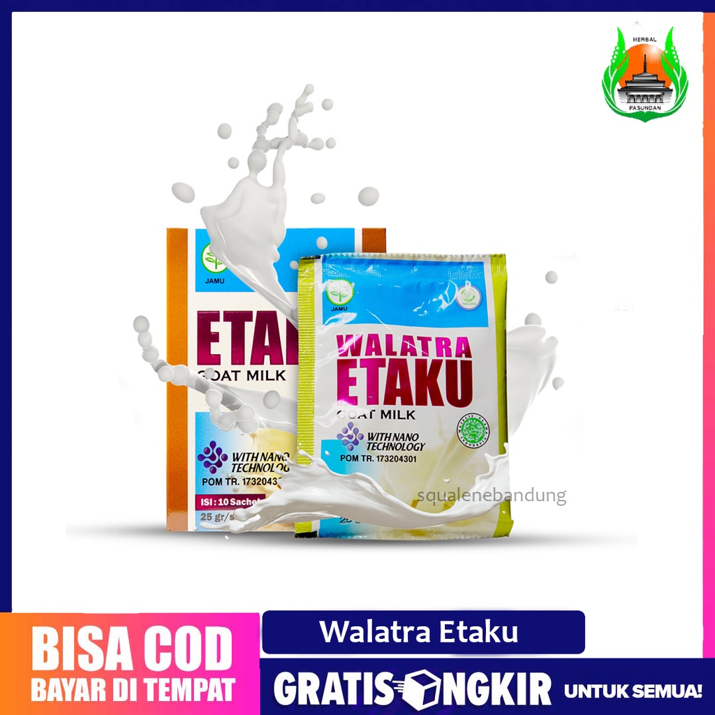 Walatra Etaku Susu Kambing Etawa Murni ASLI di Bandung - Bergaransi HALAL & Legal BPOM - Bisa Bayar 