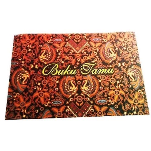 

Buku Tamu Motif Batik Kiky isi 24 Lembar Weeding Book - SHSNP
