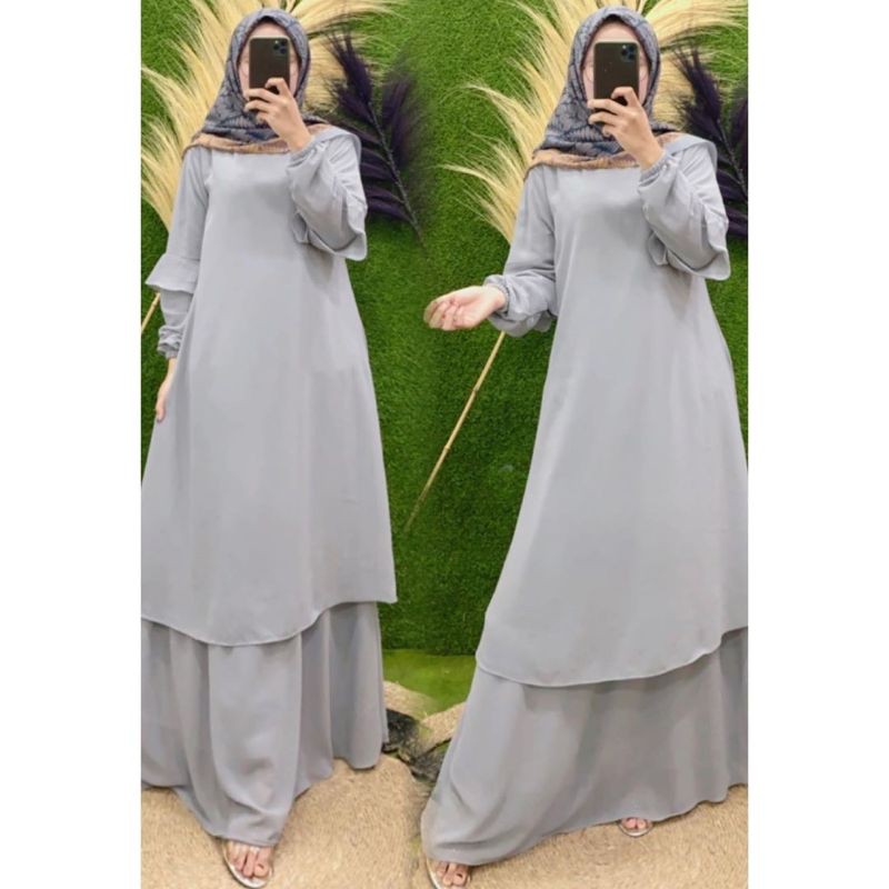 Gamis Malaysia Ceruty Premium Shopee Indonesia