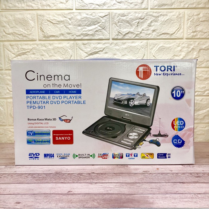 DVD PORTABLE TORI 10