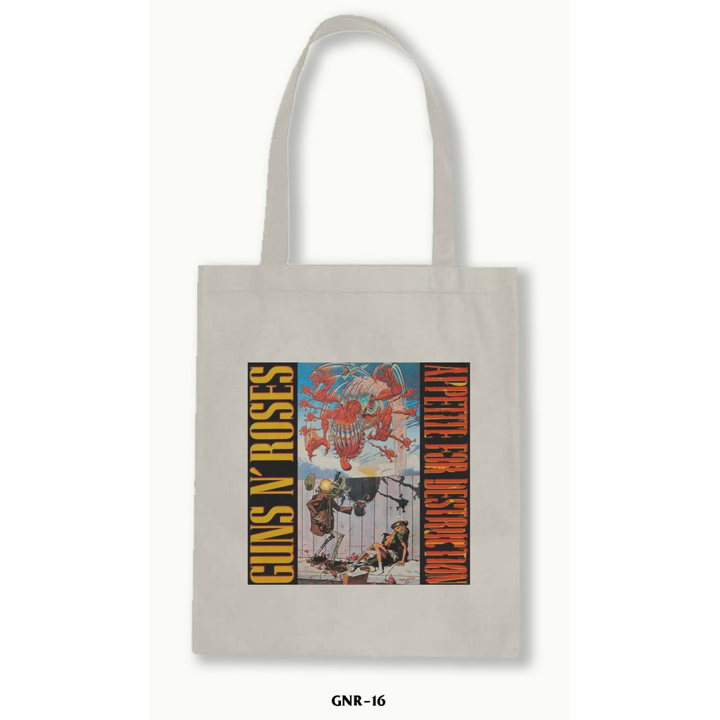 TOTE BAG BLACU 30X40 -Guns N' Roses 03