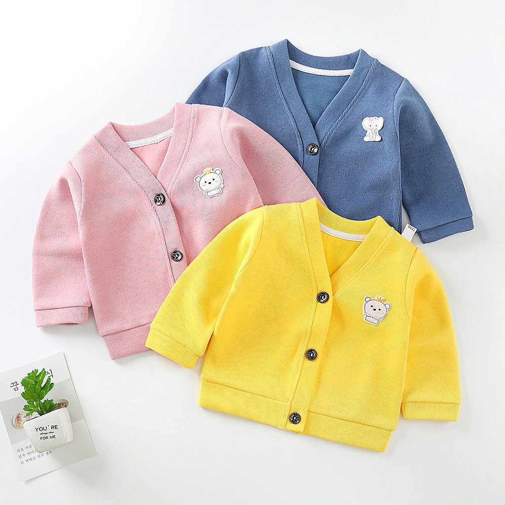 (6Bln - 3Thn) COD Baju Atasan Anak Perempuan / Atasan Sweater Anak Perempuan / Sweater Cardigan Anak / Cardigan Anak Import / Kardigan Anak