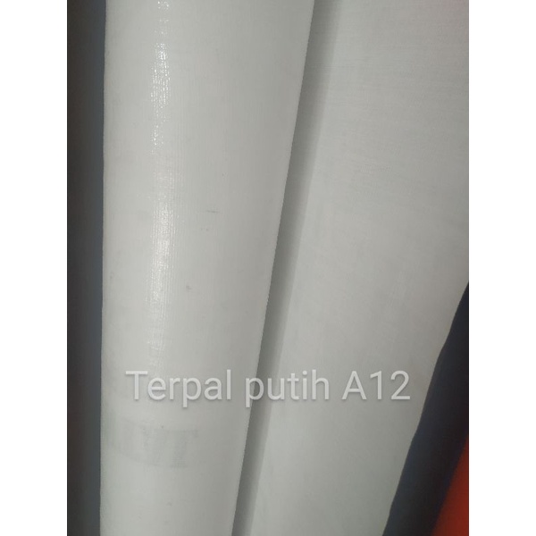 terpal putih a12 miteran/eceran