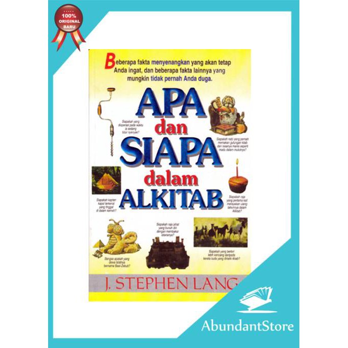 Buku Apa Dan Siapa Dalam Alkitab - J Stephen Lang