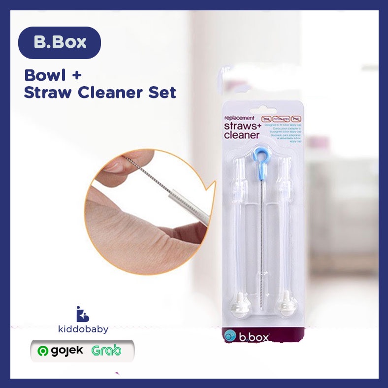 B.Box Bowl + Straw Cleaner Set | Sedotan Minum