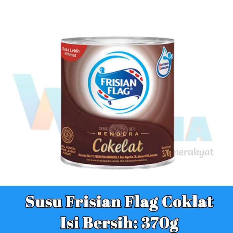 

Frisian flag kaleng Coklat 370gr