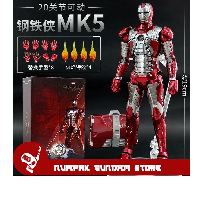 Jual Iron Man Mark V 5 MK 5 ZD Toys 