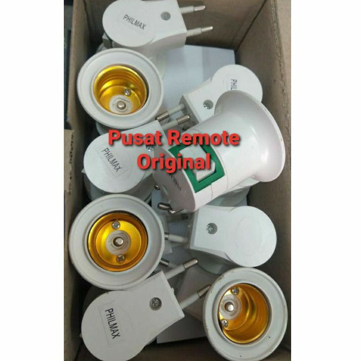 FITTING LAMPU TIDUR COLOK E27 MERK PHILMAX ORIGINAL ASLI