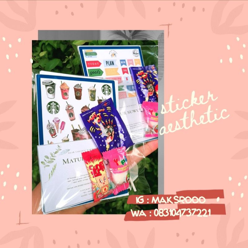 

STICKERAESTHETIC/STICKERKEKINIAN/STIKER