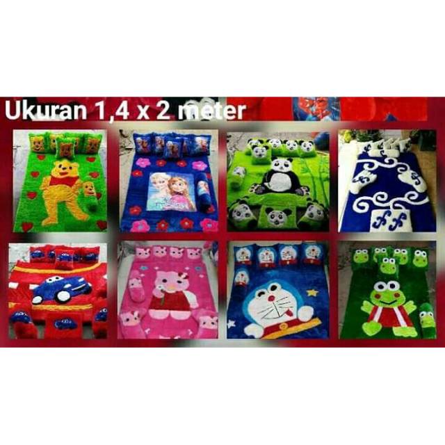 Kasur full set karakter 140 x 200 cm