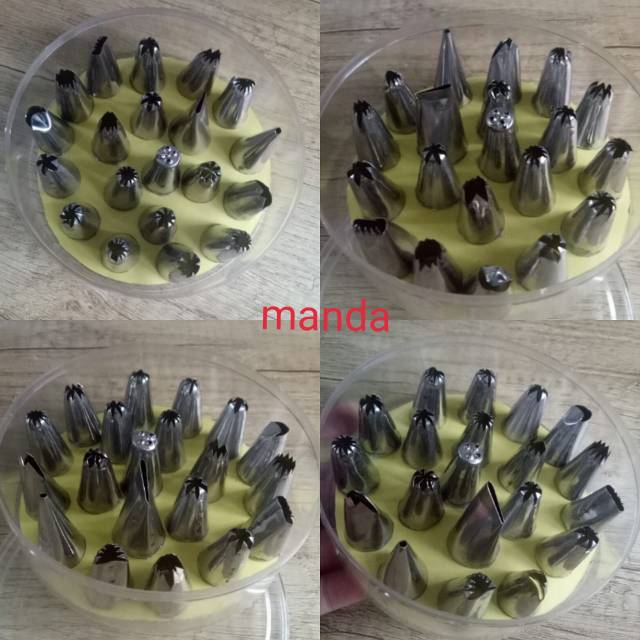 1 set spuit toples spuit kue kering spuit kue tart spuit buttercream