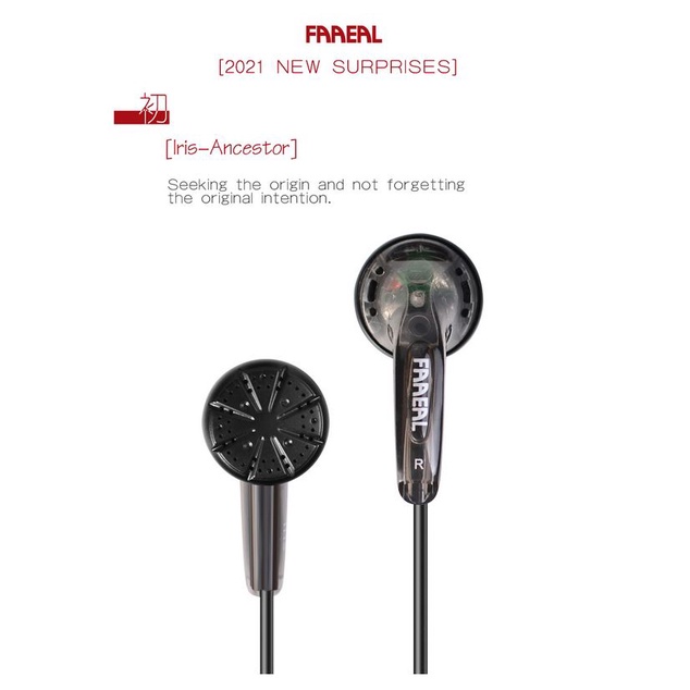 Faaeal Iris Ancestor Earbuds 32 Ohm In Ear Hifi Super Bass WITH MIC