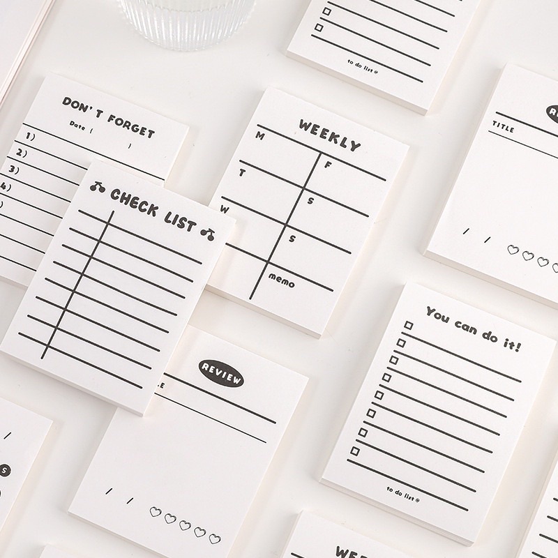 

[BISA COD] Memo Daily Use 9 x 6.6 cm (BACA DESKRIPSI)