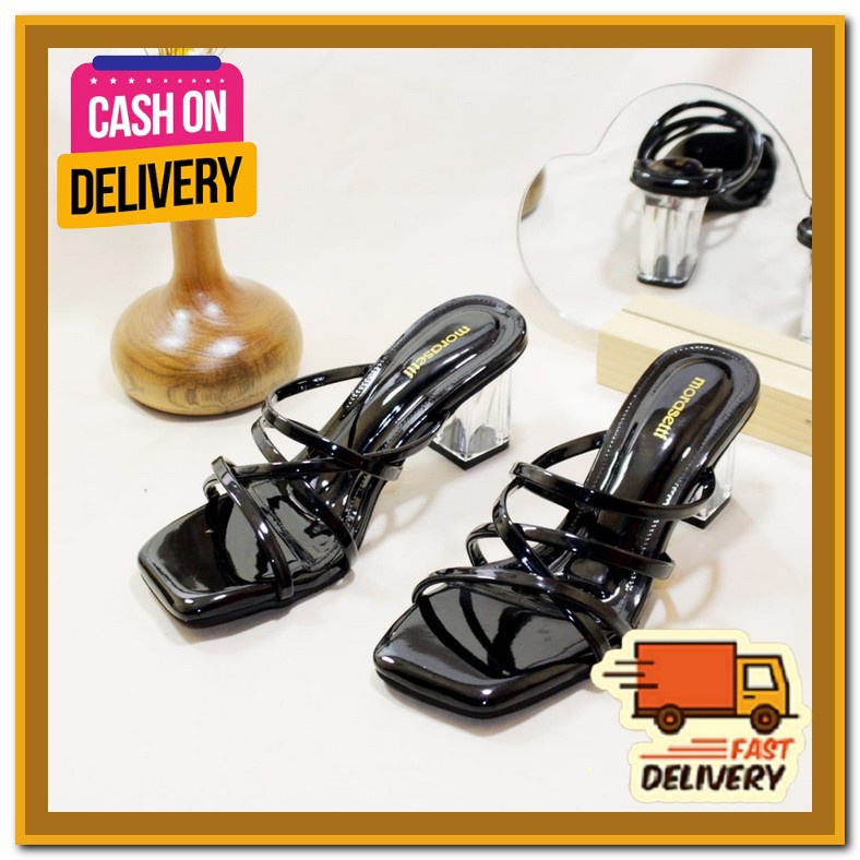 (Cod) Sandal Hils 7Cm Heels High Heels Andin Hak Tinggi Sandal Pesta Calbi Murah Berkualitas Hak Kac