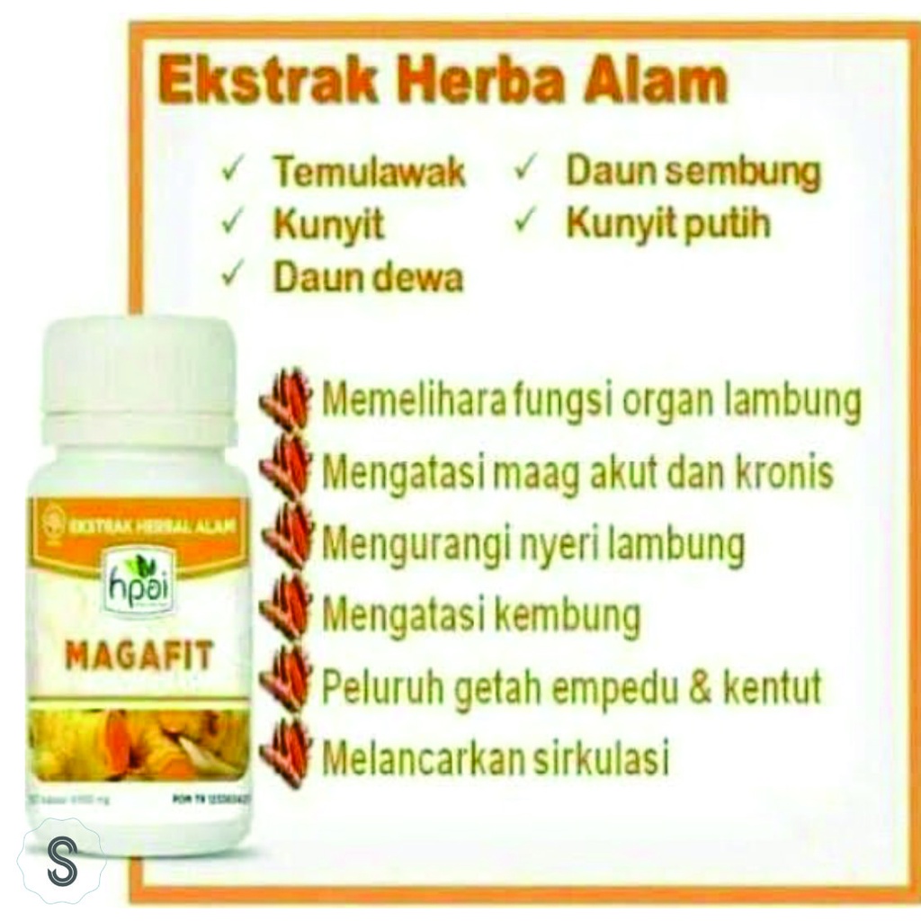 Magafit Obat Herbal Maag Asam Lambung Isi 50 Kapsul-2