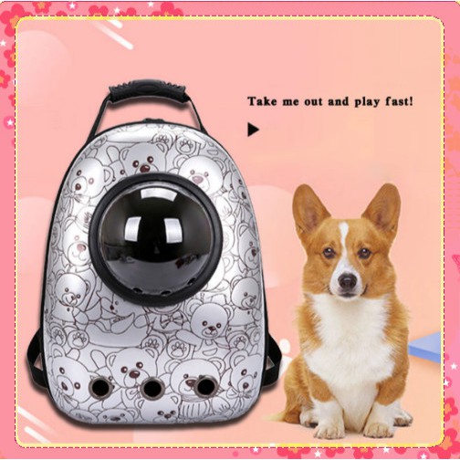 Terbaru Tas Travel Carrier Hewan Anjing Kucing Rumah Portable